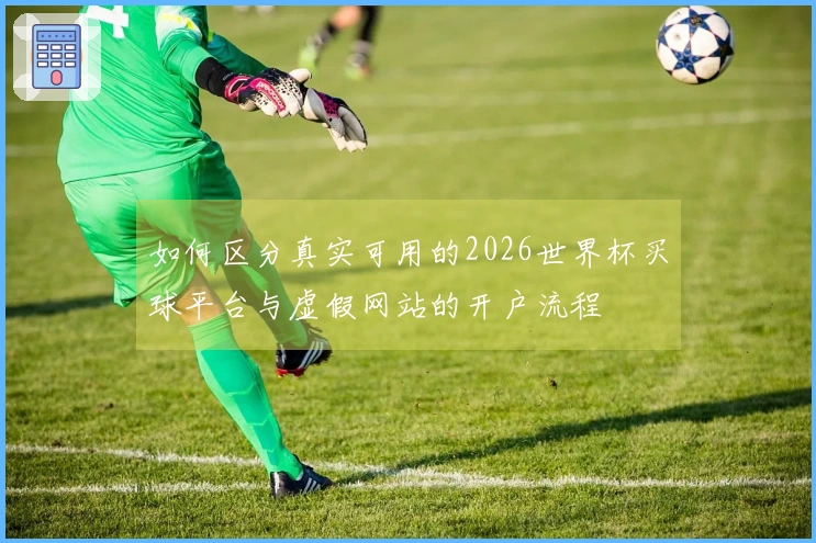 如何区分真实可用的2026世界杯买球平台与虚假网站的开户流程